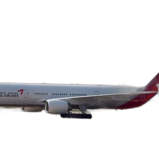 staff, 3d render, large, airplane, logo, china, airlines, side transparent PNG cut-out