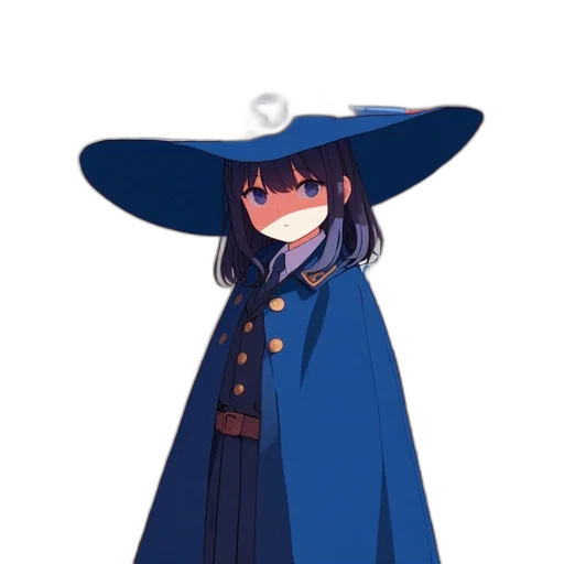 staff, hat, jacket, mask, pixel art, anime, concept art, fantasy art transparent PNG cut-out