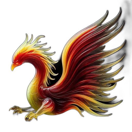 dragon, animal, fantasy art, 3d render, photorealistic, concept art, vivid, multi-colored transparent PNG cut-out