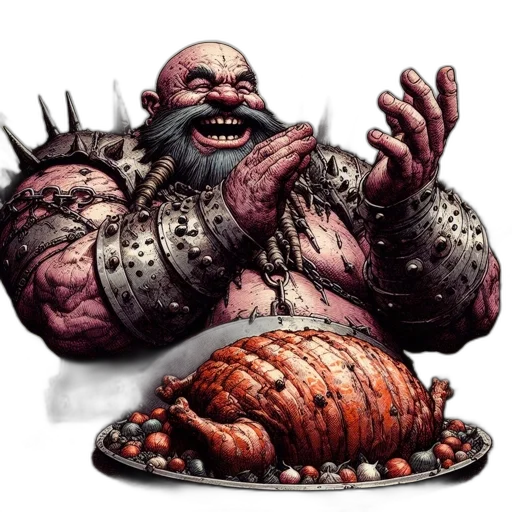 creature, food, animal, concept art, fantasy art, comic book art, pixel art, large transparent PNG cut-out