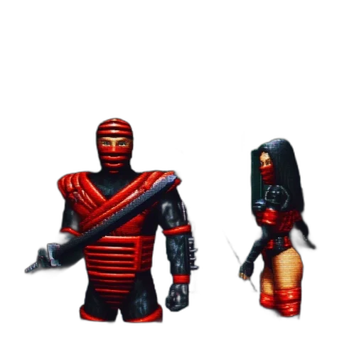 weapon, concept art, pixel art, 3d render, fantasy art, red, two, players transparent PNG cut-out