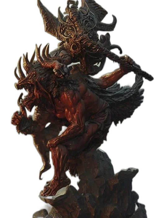 dragon, creature, staff, concept art transparent PNG cut-out