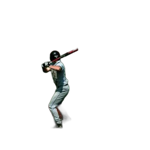 weapon, staff, 3d render, pixel art, concept art, baseball, player, bat transparent PNG cut-out