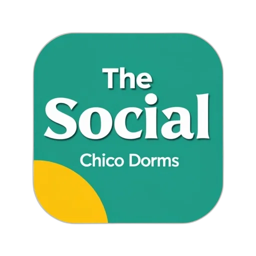 image, features, stylized, logo, social, teal, background, yellow transparent PNG cut-out