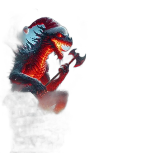 dragon, creature, staff, animal, concept art, fantasy art, pixel art, comic book art transparent PNG cut-out