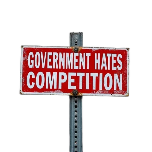 government, hates, competition, bumper transparent PNG cut-out