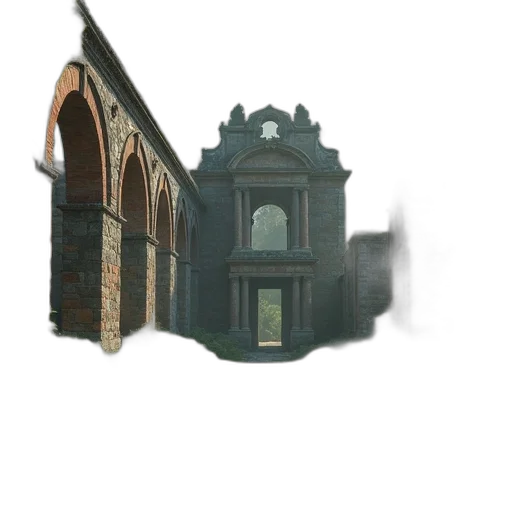 building, furniture, mask, weapon, concept art, 3d render, photorealistic, pixel art transparent PNG cut-out