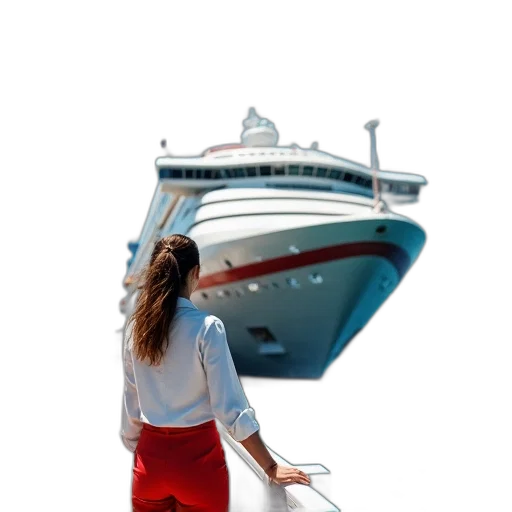 staff, shoes, dress, photorealistic, 3d render, concept art, large, cruise transparent PNG cut-out