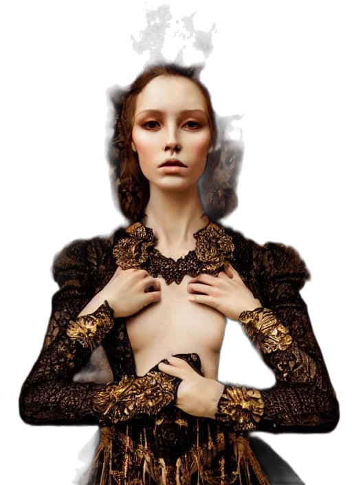 jewelry, dress, crown, jacket transparent PNG cut-out