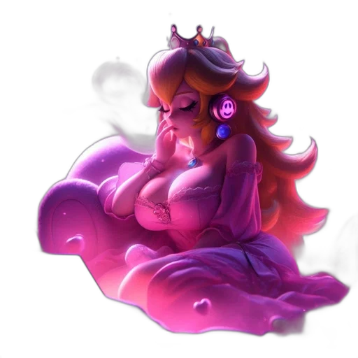 crown, staff, dress, jewelry, concept art, fantasy art, pixel art, vaporwave transparent PNG cut-out