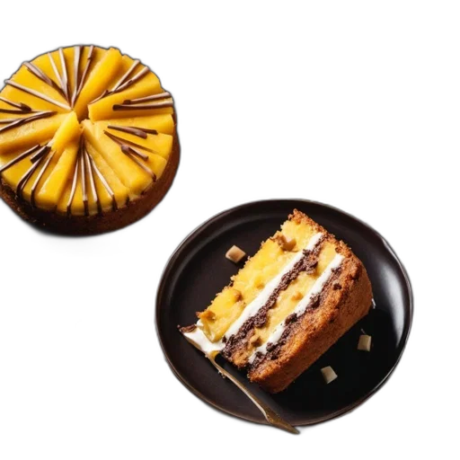 food, crown, 3d render, golden, monochrome, dark, layered, cake transparent PNG cut-out