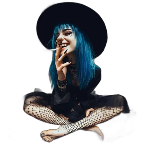 hat, umbrella, dress, photorealistic, concept art, fantasy art, pixel art, neon lights transparent PNG cut-out
