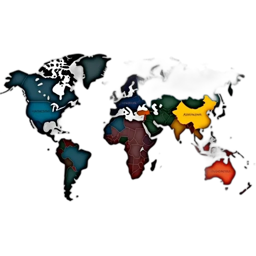 staff, pixel art, concept art, earth tones, colorful, world, map, country transparent PNG cut-out