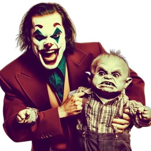 mask, creature, photorealistic, concept art, two, characters, stand, side-by-side transparent PNG cut-out