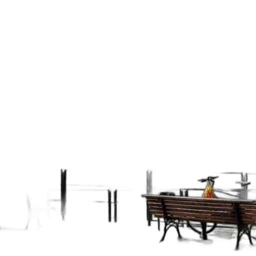 furniture, umbrella, food, staff, 3d render, concept art, photorealistic, pixel art transparent PNG cut-out