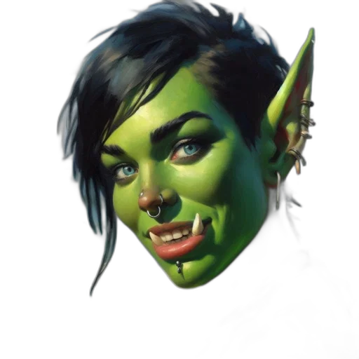 face, mask, staff, creature, concept art, fantasy art, photorealistic, pixel art transparent PNG cut-out