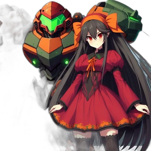 robot, mask, weapon, dress transparent PNG cut-out