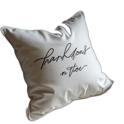 furniture, pillow, written, burlick transparent PNG cut-out