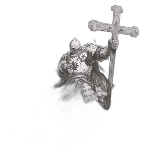 sword, weapon, staff, concept art, fantasy art, pencil sketch, photorealistic, monochrome transparent PNG cut-out