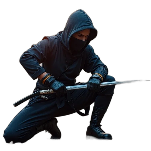 sword, staff, weapon, jacket transparent PNG cut-out