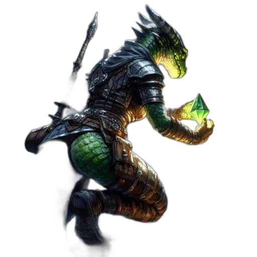 dragon, creature, staff, weapon, concept art, fantasy art, 3d render, pixel art transparent PNG cut-out