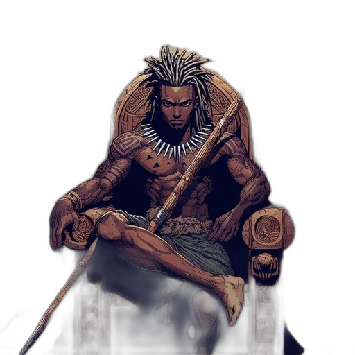 sword, weapon, fantasy art, concept art, comic book art, pixel art, earth tones, muscular transparent PNG cut-out