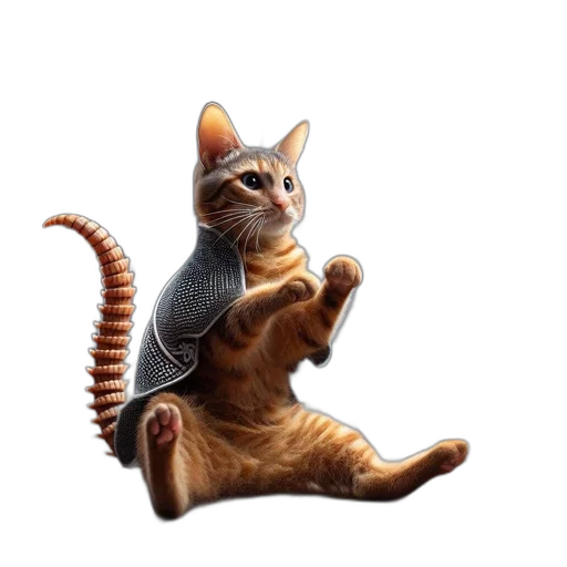 staff, animal, creature, weapon, concept art, photorealistic, 3d render, pixel art transparent PNG cut-out