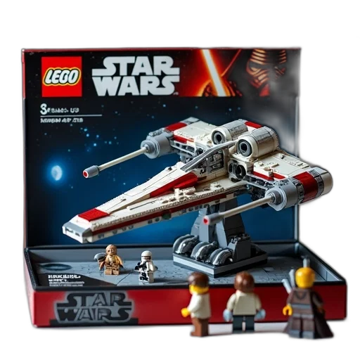 outer space, lego, star, wars, set, displayed, box, spaceship transparent PNG cut-out