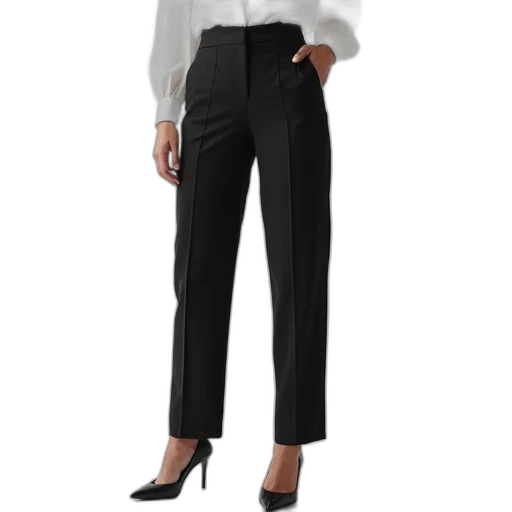 monochrome, women, business, pants transparent PNG cut-out