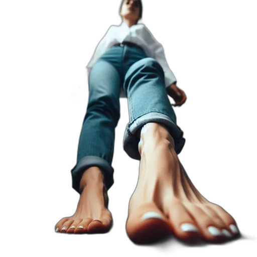 shoes, robot, staff, creature, 3d render, photorealistic, concept art, vaporwave transparent PNG cut-out