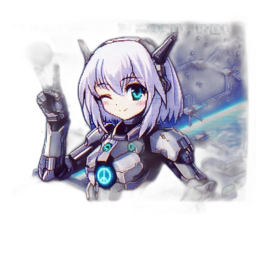 robot, weapon, dragon, sword, anime, fantasy art, pixel art, concept art transparent PNG cut-out