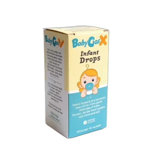 white, cardboard, box, yellow, blue, label, containing, baby transparent PNG cut-out