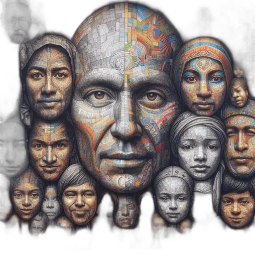face, mask, photorealistic, concept art, pencil sketch, watercolor, elaborate, mural transparent PNG cut-out