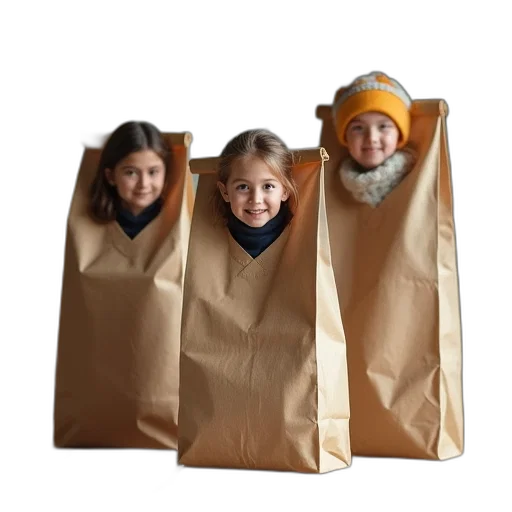 mask, jacket, earth tones, students, volunteering, class, paper, bag transparent PNG cut-out