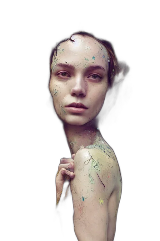 face, mask, robot, creature transparent PNG cut-out