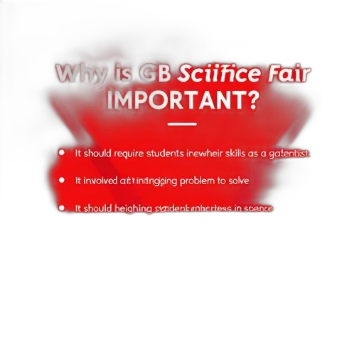 red, background, white, text, reads, why, science, fair transparent PNG cut-out