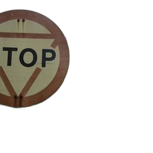 3d render, stop, sign, church transparent PNG cut-out