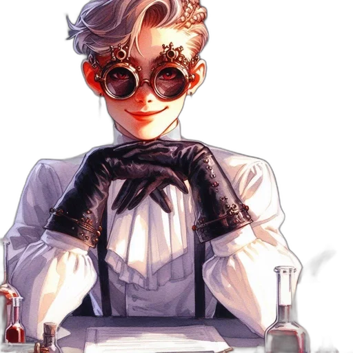 staff, face, mask, robot, concept art, watercolor, comic book art, fantasy art transparent PNG cut-out
