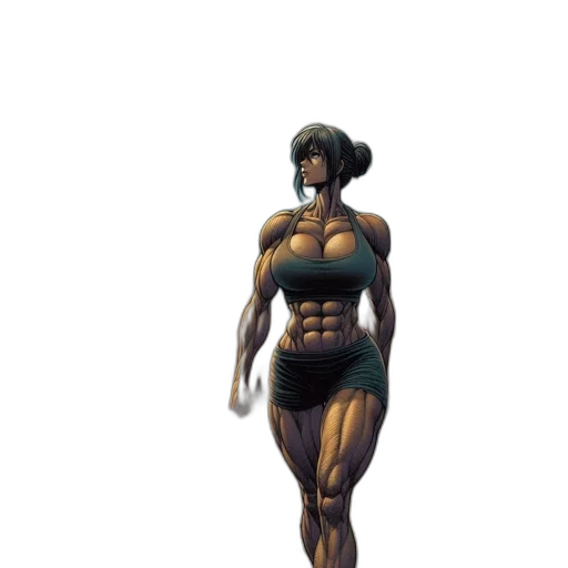 dress, robot, creature, staff, concept art, comic book art, 3d render, fantasy art transparent PNG cut-out