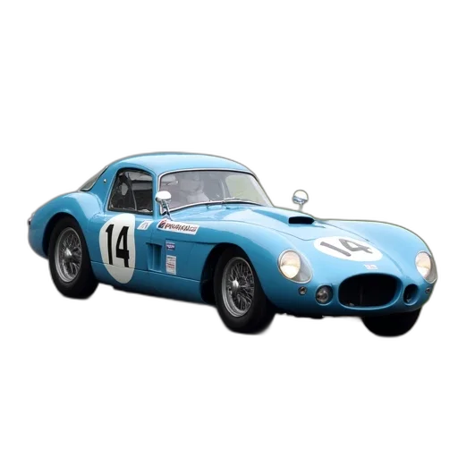 car, animal, weapon, 3d render, photorealistic, concept art, blue, vintage transparent PNG cut-out