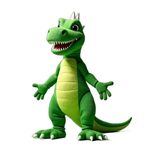 dragon, animal, creature, 3d render, concept art, photorealistic, cartoon, green transparent PNG cut-out