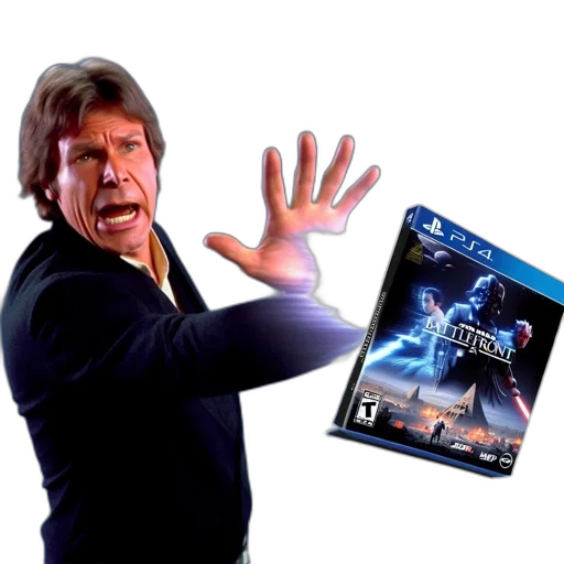 man, intense, expression, reaches, out, his, left, hand transparent PNG cut-out