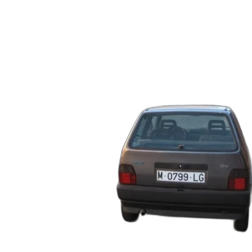 car, 3d render, photorealistic, vaporwave, concept art, brown, license, plate transparent PNG cut-out