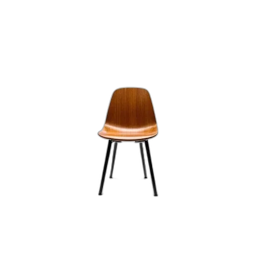 furniture, hat, 3d render, sleek, modern, chair, wooden, backrest transparent PNG cut-out