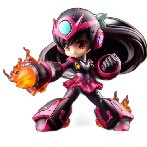 robot, weapon, concept art, 3d render, pixel art, fantasy art, armored, female transparent PNG cut-out