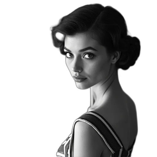 dress, face, crown, hair, photorealistic, pencil sketch, comic book art, concept art transparent PNG cut-out