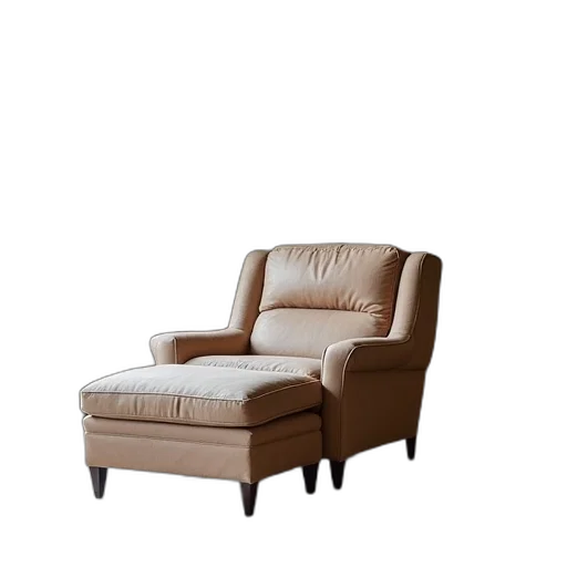 furniture, crown, jacket, 3d render, photorealistic, earth tones, jasper, recliner transparent PNG cut-out
