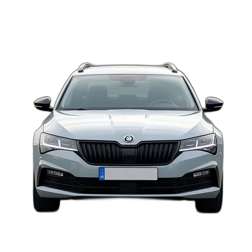 car, grey, skoda, eco transparent PNG cut-out