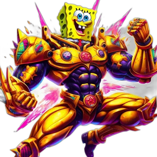 robot, weapon, animal, crown, comic book art, concept art, pixel art, fantasy art transparent PNG cut-out
