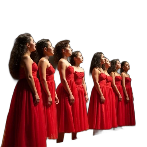 dress, group, girls, dresses transparent PNG cut-out